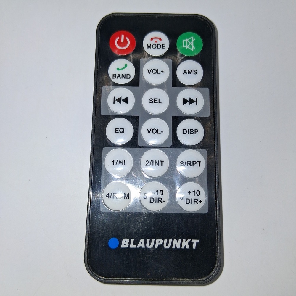Blaupunkt Remote Control Black Model Blaupunkt Remote Control